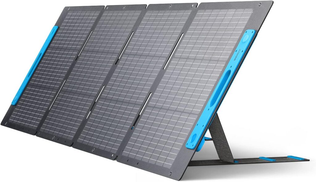Anker 531 Solar Panel, 200W Foldable Portable Solar Charger, IP67 Waterproof, 23% Higher Energy Conversion Efficiency,Smart Sunlight Alignment via Suncast, For Camping, RV (Only for PowerHouse 767)