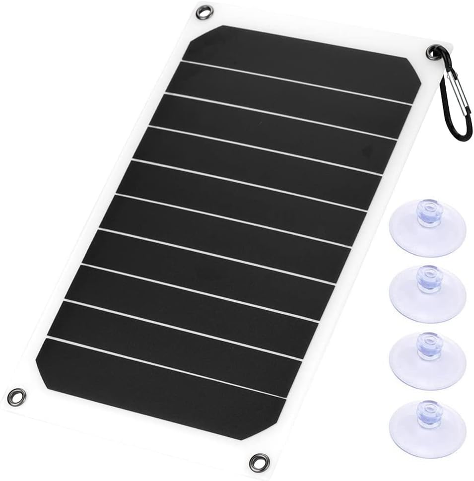 Fyearfly Solar Charger, Portable 10W Outdoor Waterproof Solar Charging Panel Mobile Power Charger 5V USB Output, for Sport,Travel,Camping,Hiking,Outdoor Activities