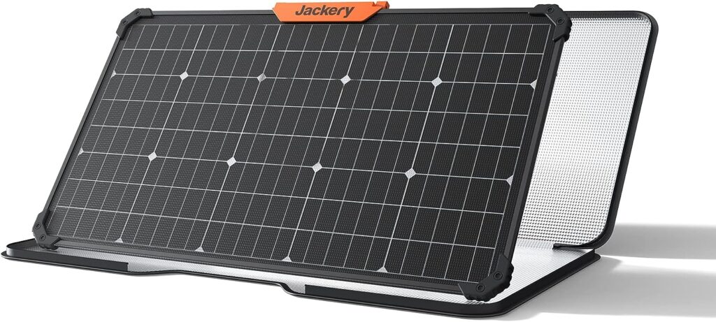 Jackery SolarSaga 80W Solar Panel, IP68 Waterproof and Dustproof, Portable Solar Panel Compatible with all Jackery Power Stations, Off-grid Design, Made for Outdoors