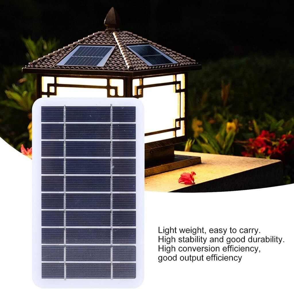 Longzhuo Polycrystalline Silicon Solar Panel 2W 5V Outdoor Solar Battery Charger Mobile Power Supply for Charging Mobile Phone : Amazon.co.uk: Electronics  Photo