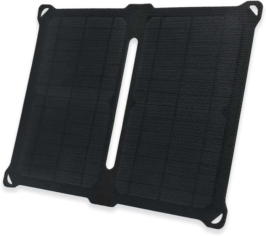XINPUGUANG 14W Portable Solar Charger Foldable 2x 7w ETFE Solar Panel Monocrystalline 5v 2A USB Output for Car Camping Hiking Backpack Emergency Power Bank Mobile Phone: Amazon.co.uk: Electronics  Photo