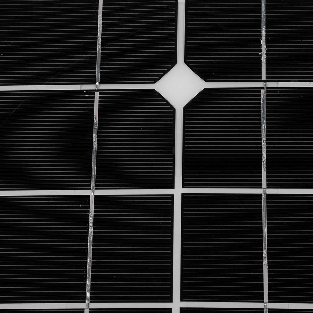 Goshyda Solar Panel 40W, 12V Flexible Mobile Monocrystalline Solar Panel, Portable Solar Power Battery Charger for Motorhome, Shed, Campervan, Caravan, for Travel Camping