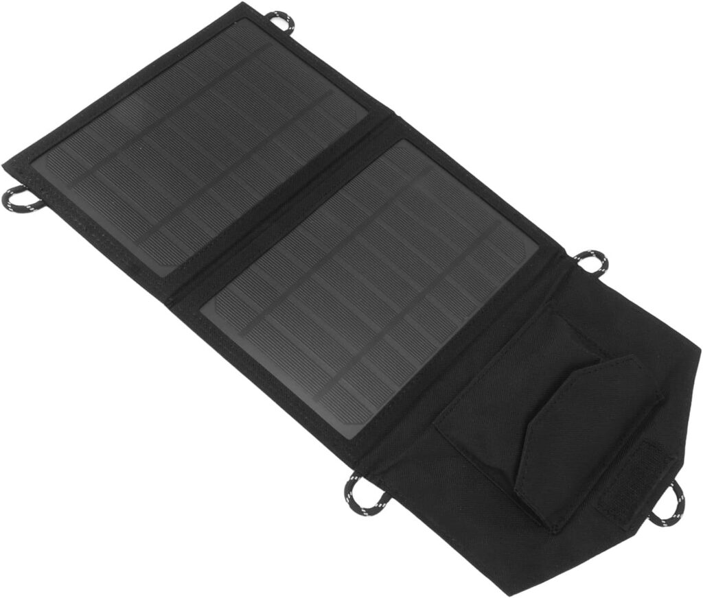 Portable Solar Panel, Outdoor Solar Panel, High Efficiency Monocrystalline Silicon, Professional for Motorhomes, Cars, Tents