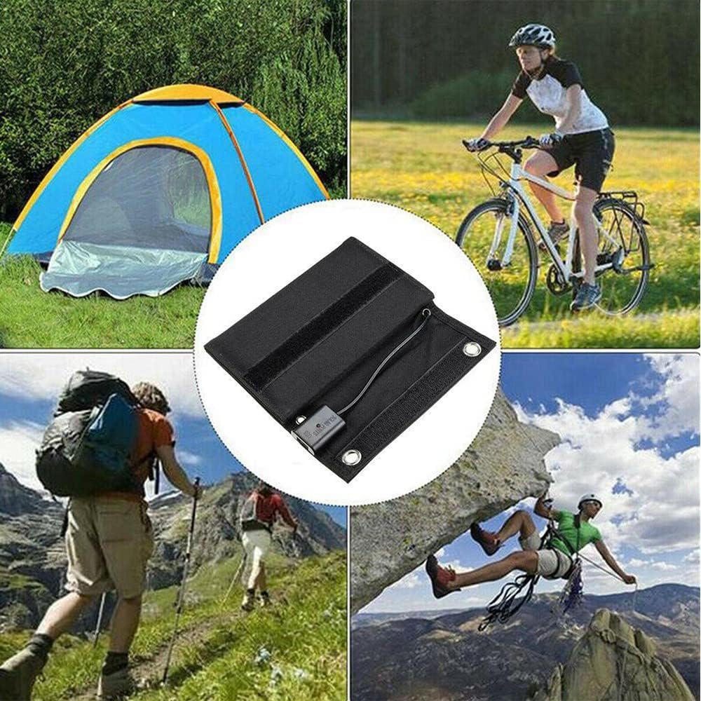 Dasing Foldable USB Solar Panel Solar Cell Portable Folding Waterproof Solar Panel Charger for Mobile Phone Camping Hiking